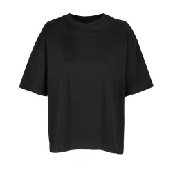 Футболка женская BOXY WOMEN, чёрный, XS, 100% органический хлопок, 180 г/м2